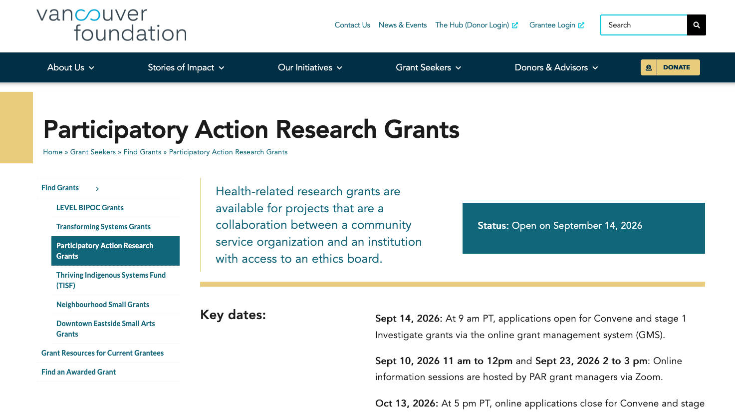 funding opportunity image
